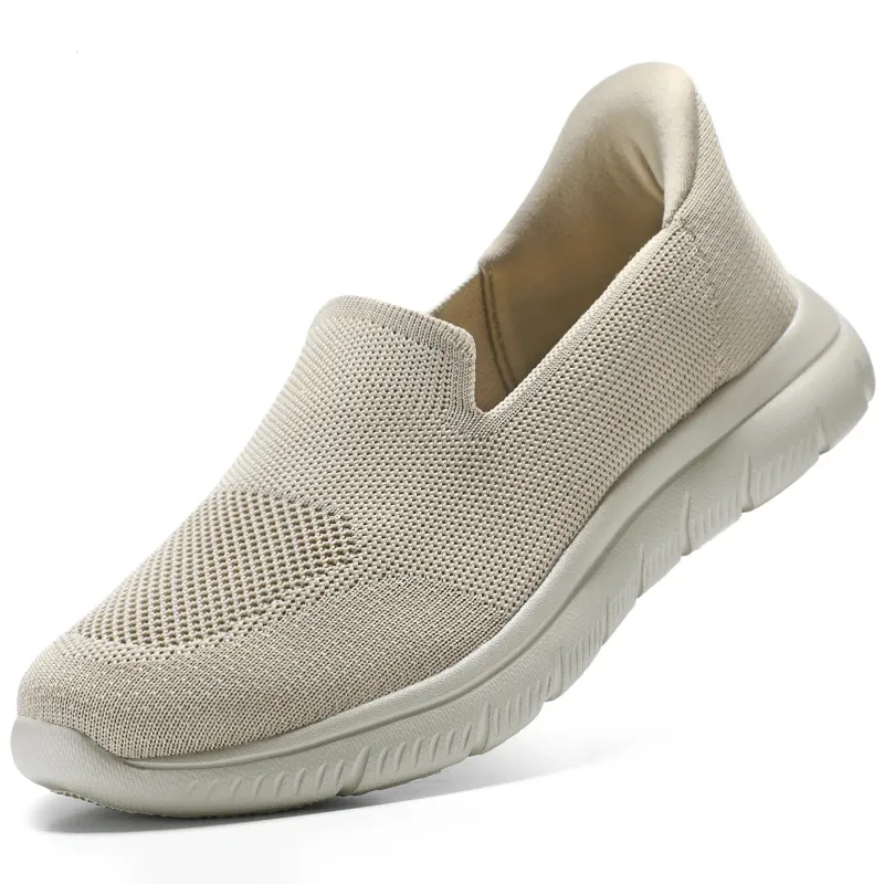 Hot Slip-On Women's STQ Mesh Breathable Non-Slip Walking Shoes With Memory Foam Sneakers:_voghion.com