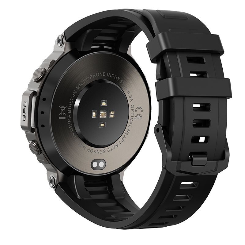 Nieuw Smartwatch 466*466 1.43 AMOLED Full Touchscreen 5ATM Waterdicht GPS 500mAh Hoge Batterij Kompas 170+ Sportmodi Voor Mannen_voghion.com