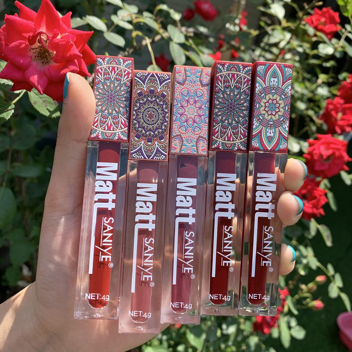 Nude 13 Colors Brown Matte Liquid Lipstick Waterproof Nude Red Long Lasting Non-stick Cup Lip Gloss Women_voghion.com