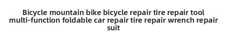 Mountainbike Fahrrad Werkzeug Multifunktionale Klapp Reifen Schlüssel Reparatur Set_voghion.com