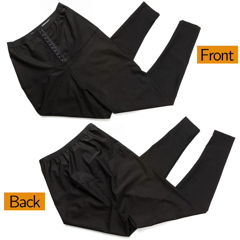 Abiti da uomo Pantaloni da sauna Leggings per il sudore Pantaloni a compressione dimagranti a vita alta Pantaloni termici per il corpo Shaper per la perdita di peso_voghion.com