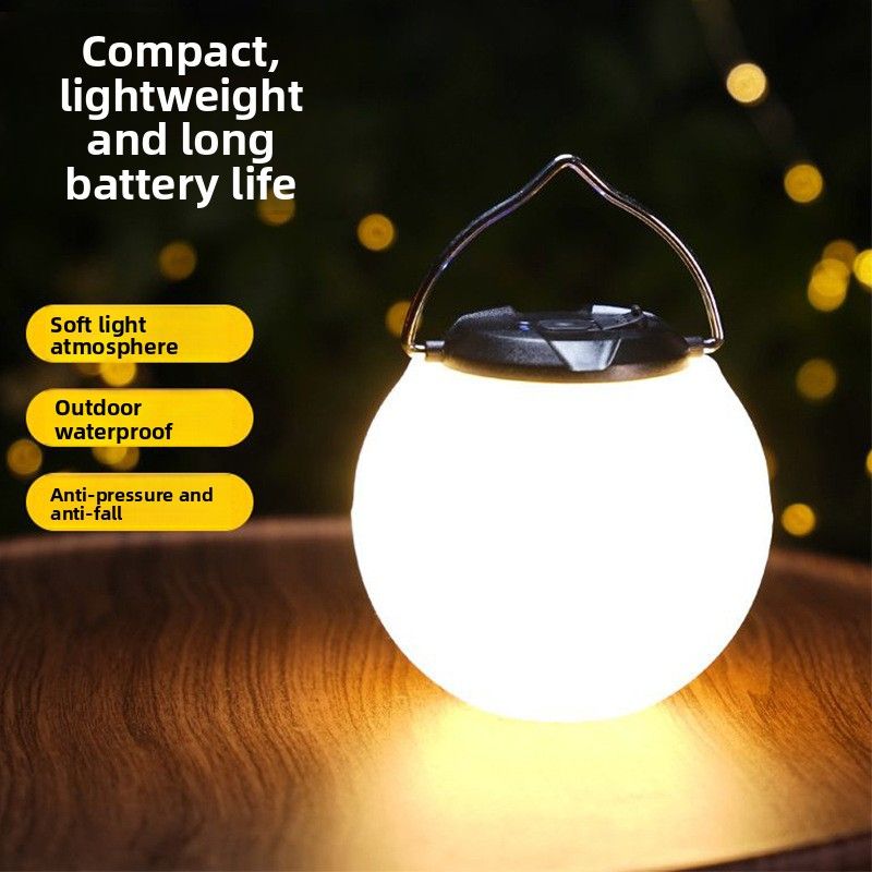 Rechargeable Camping Atmosphere Long Battery Life Super Bright Portable Light Lantern Night Market Stall Lamp_voghion.com