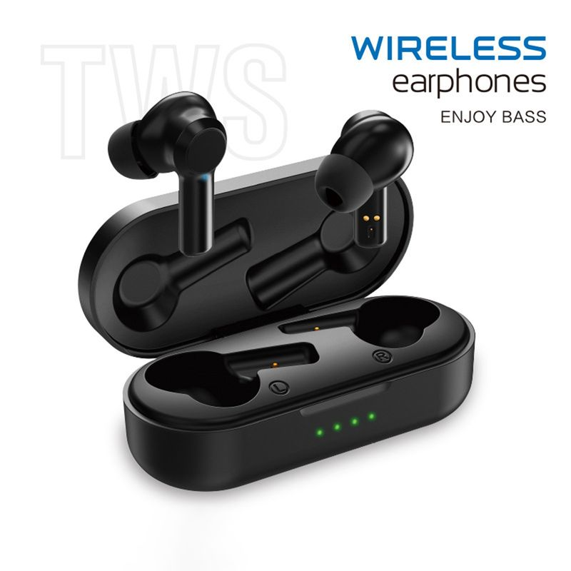 W20 Kablosuz Kulaklık Gürültü Azaltma Bluetooth uyumlu 5.0 Stereo Spor Mini Kulak Içi Kulaklıklar Cep Telefonu için_voghion.com