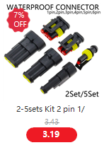1set 2.8mm 2/3/4/6/9 Pin Automotive Quick Connection Electrical Wire Connector Male Female Cable Terminal Plug Kits_voghion.com