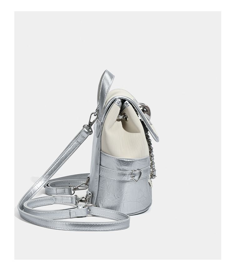 Tree Pattern Heart Women's 2025 Spring And Summer New Student Schoolbag Multifunctional Small Schoolbag Fashion Hundred_voghion.com