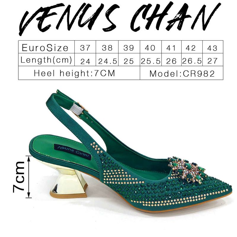 Shoe Bag Set Combination Wrist Woven Moon Bag + Women's Pointed Sandal Crystal Buckle_voghion.com