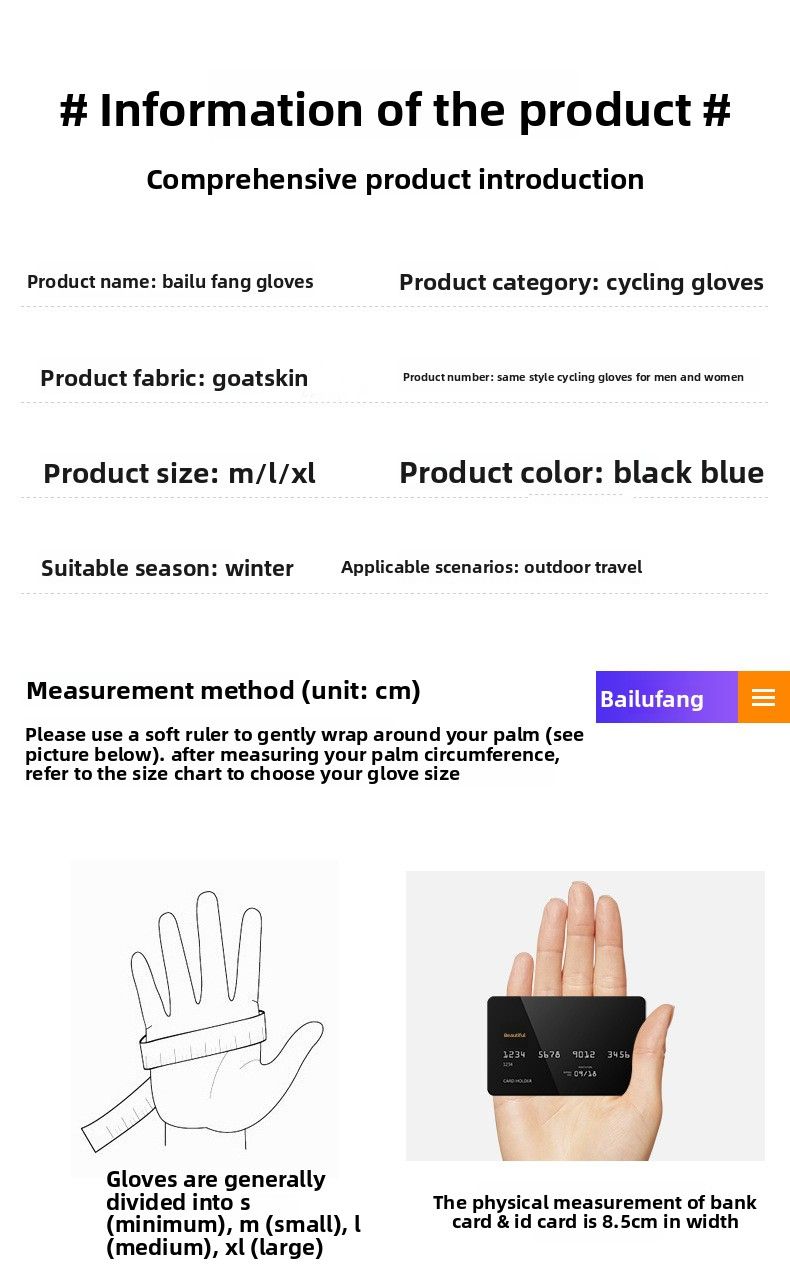 2025 Autumn Winter New Sheepskin Unisex Fleece Lined Thickened Genuine Cold-Proof Warm Leather Gloves_voghion.com