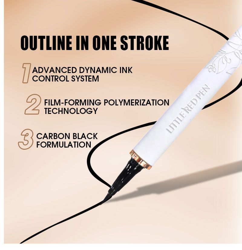 Lidschatten & Liner Kombination Kosmetik Eyeliner Stift Dünner Kopf Anfänger Wasserfest Nicht Verschmieren Anti-Schweiß Eyeliner_voghion.com