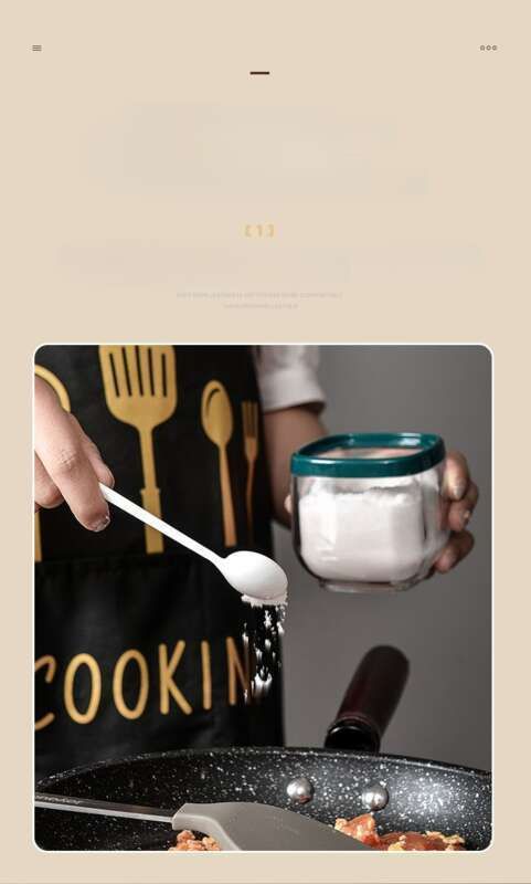 【Venta caliente de 30 días 1415 piezas】 Juego combinado de caja de sal MSG, frasco, botella de condimento, suministros de cocina para el hogar_voghion.com