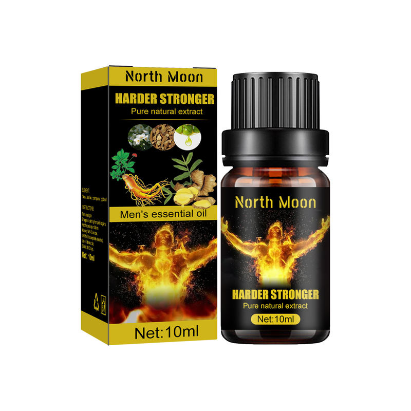 North Moon Herren-Massagepflege, stimuliert die Vitalität, verbessert die Ausdauer, äußerliches ätherisches Öl_voghion.com