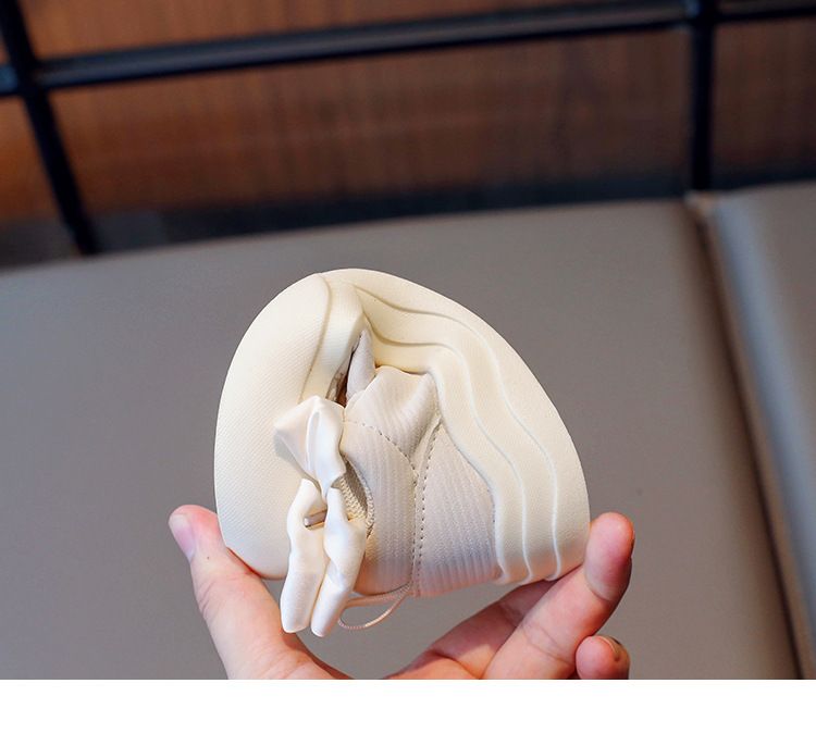 Nischen-Schnürschuhe aus Canvas für Damen 2024 Frühling Herbst neue Rutsch- und Anti-Kick-Kindersportschuhe, weiße Studentenschuhe_voghion.com