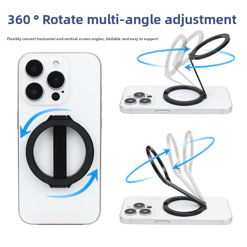 Supporto magnetico universale bifacciale in metallo ultra-comodo per telefono da tavolo_voghion.com