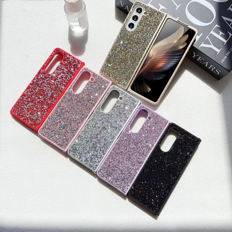 For Samsung Galaxy Z Fold 3 4 5 Luxury Diamond Shining Diamond Phone Case Cover_voghion.com