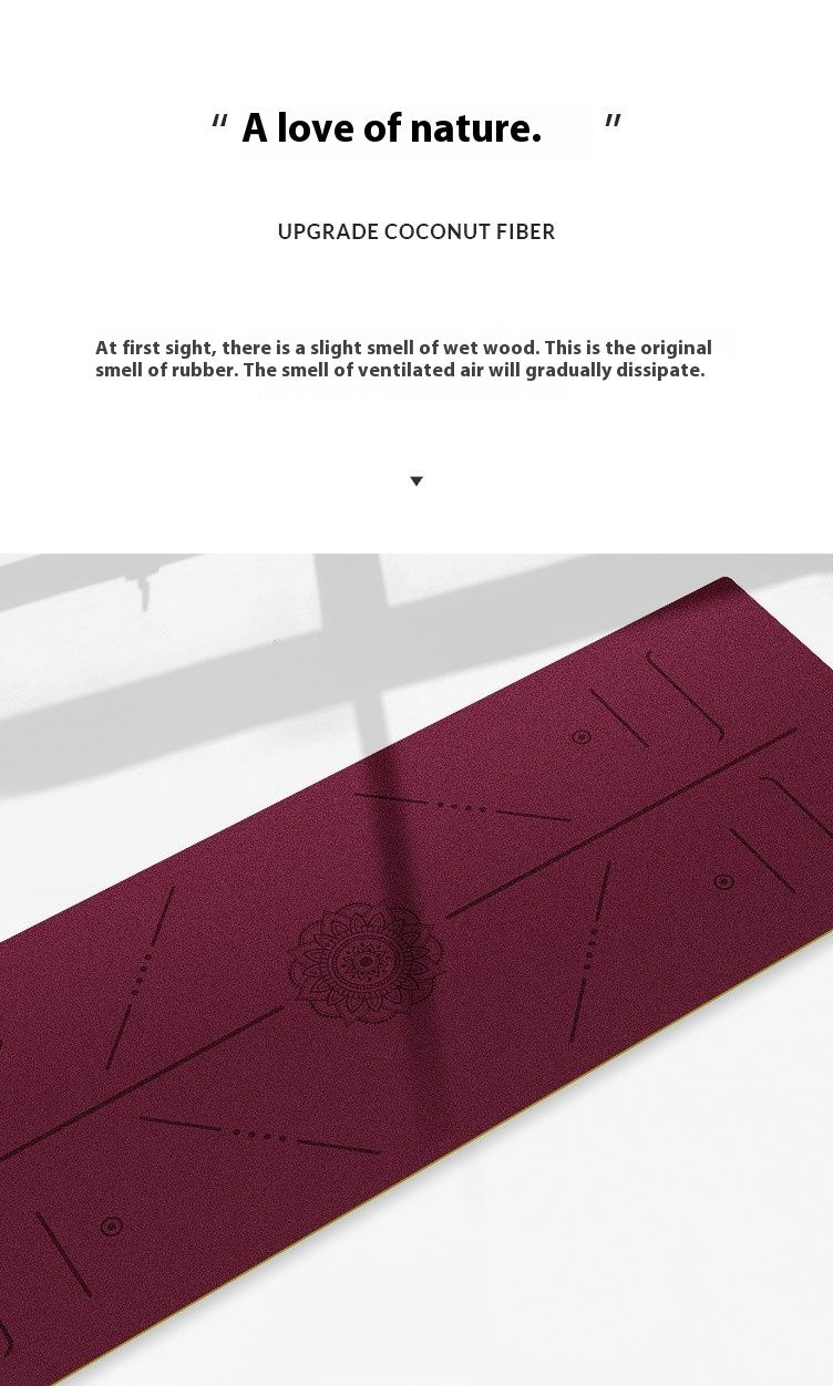 Tappetino da yoga pieghevole portatile in PU resistente all'usura, in gomma naturale ultrasottile da 1,5 mm, satinato e ad alta resistenza_voghion.com