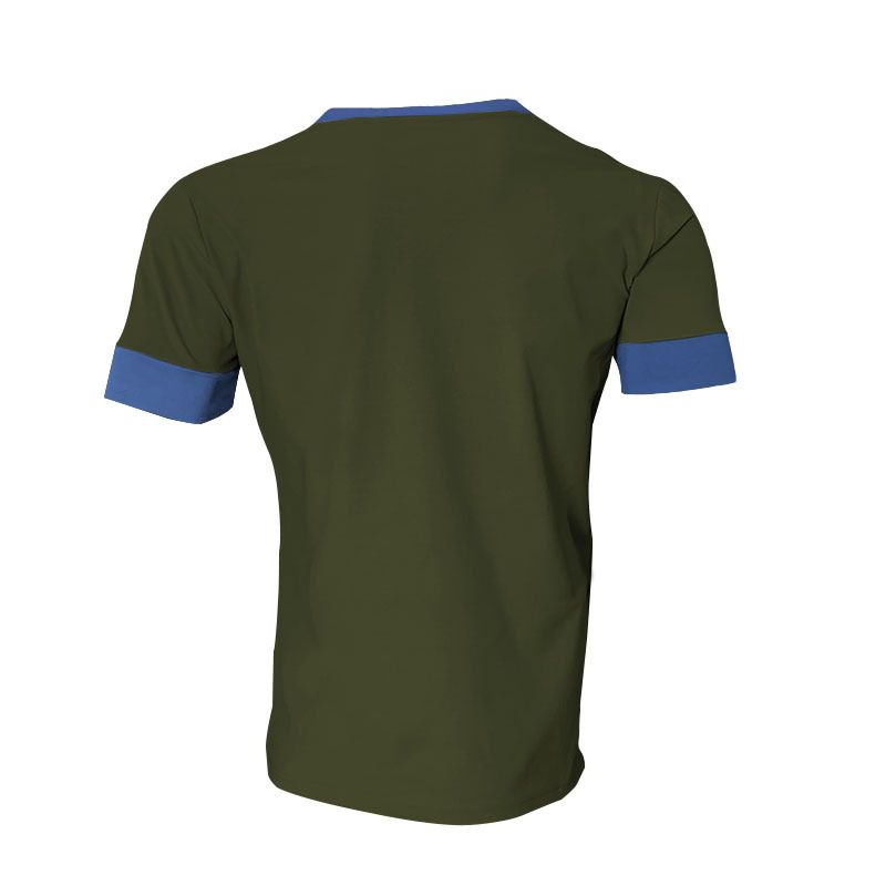 Instagram 2024 Saldi Estivi Maglietta Casual da Uomo a Maniche Corte con Scollo a V e Grandi Righe_voghion.com