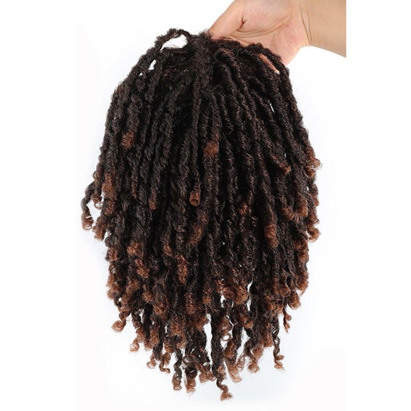 Dreadlocks africani con coulisse elastica in fibra chimica 15in100g parrucca dreadlocks con coulisse parrucca coda di cavallo_voghion.com