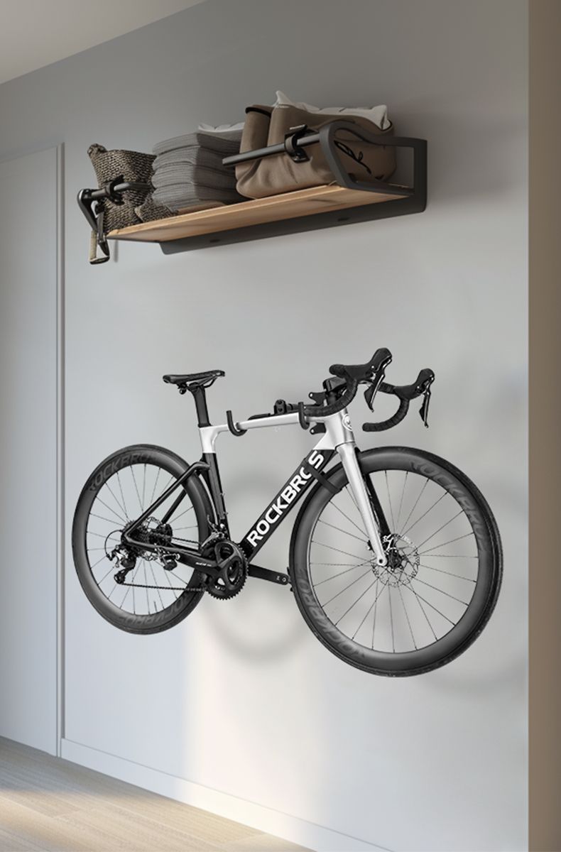Support de vélo Rock Brothers pour vélo de montagne, support télescopique pour stationnement et crochet mural_voghion.com