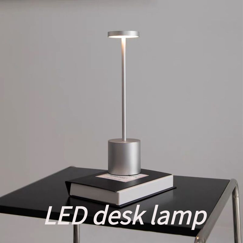 Lampe de bureau sans fil, Rechargeable, capteur tactile, Style moderne, 3 couleurs, températures réglables, veilleuse LED_voghion.com