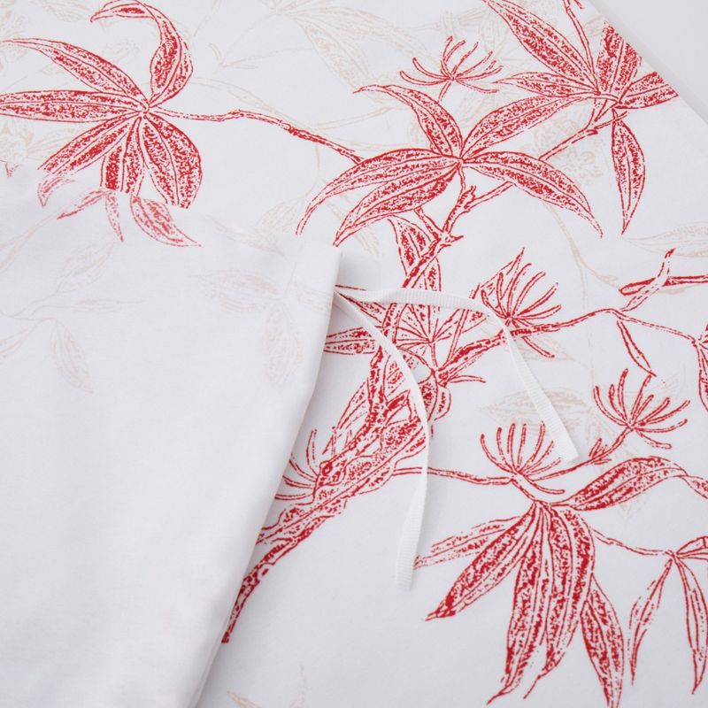 Red Branch Quilt Cover Plant Garden Three Piece Set_voghion.com