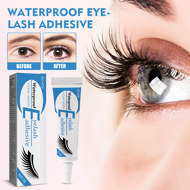 Pestañas postizas El hermoso pegamento es versátil para los ojos y forma un ojo falso autoadhesivo ligero y delgado._voghion.com