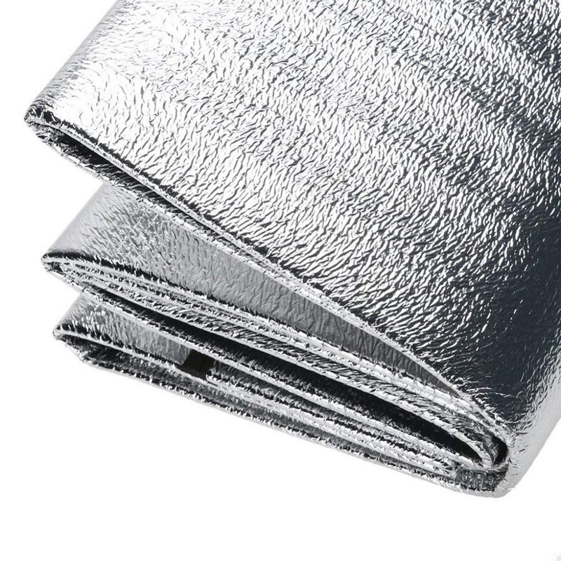 Mata z folii aluminiowej Mata do spania na kempingu 200x200 cm Mata izolacyjna Koc termiczny Składana mata namiotowa Mata podłogowa Ultralekka_voghion.com
