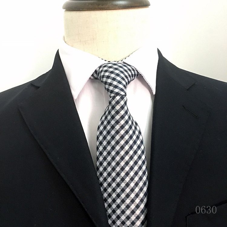 Cravatta scozzese britannica ad alta densità, camicia formale da uomo a quadri_voghion.com