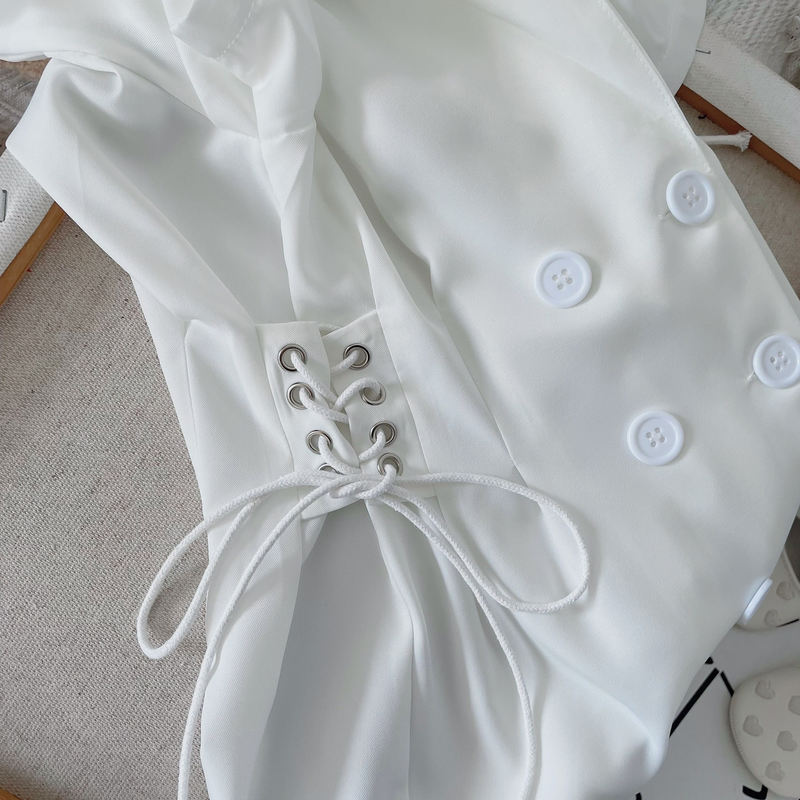 Dětské letní šaty s límečkem pro matky a děti 2024, módní dvouřadé šaty s nabíranými rukávy a možností dopravy_voghion.com