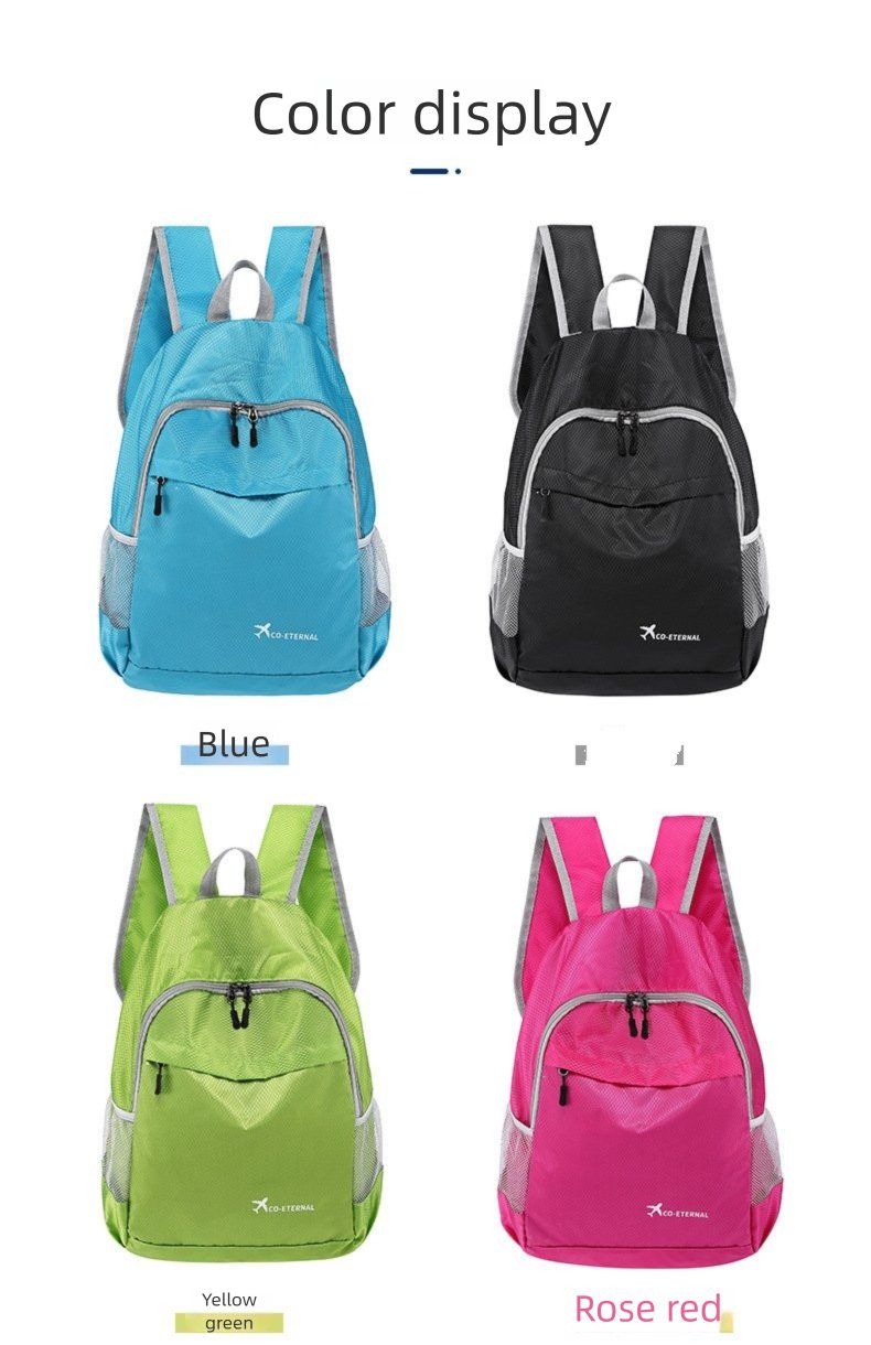 Neuer leichter, faltbarer Outdoor-Rucksack für Damen und Herren (Modelljahr 2025) – wasserdicht, tragbar, ideal für Reisen und Bergsteigen._voghion.com