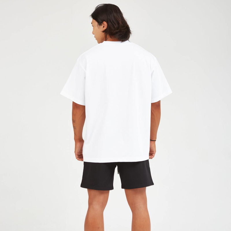 Muscle Spring/Summer New Men's Sports Running Fitness Training Cotton Loose Elastic Oversize Short Sleeve T-shirt_voghion.com