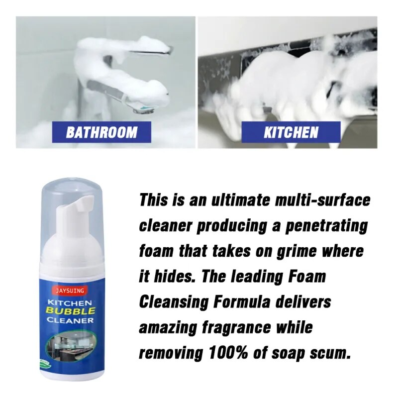 30Ml 24ss Household Bathroom Derusting Disinfecting Cle Multipurpose Cleaning Foam Spray Kitchen Grease aning_voghion.com