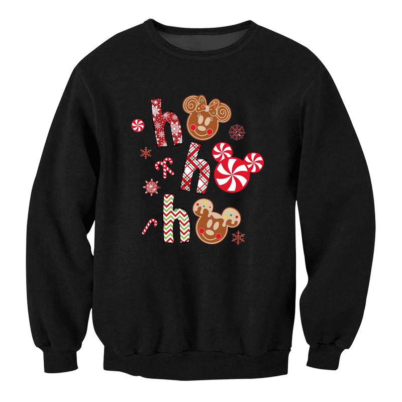 Oh Snap Gingerbread Christmas Felpe Donna Uomo Nero Beige Graphic Pullover Autunno Inverno Caldo Top Moda_voghion.com