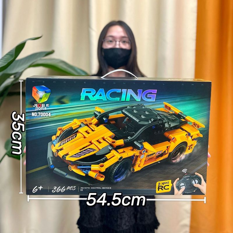 Children's Toy Small Particle Racing Car Warship Educational Building Blocks Mechanism Gift_voghion.com