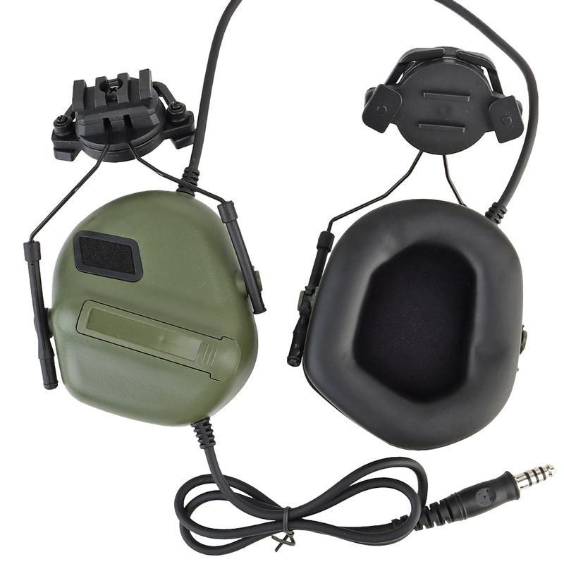 Taktisches IPSC-Kommunikations-Headset mit Geräuschunterdrückung im Over-Ear-Helmstil der fünften Generation in Vollfarbe_voghion.com