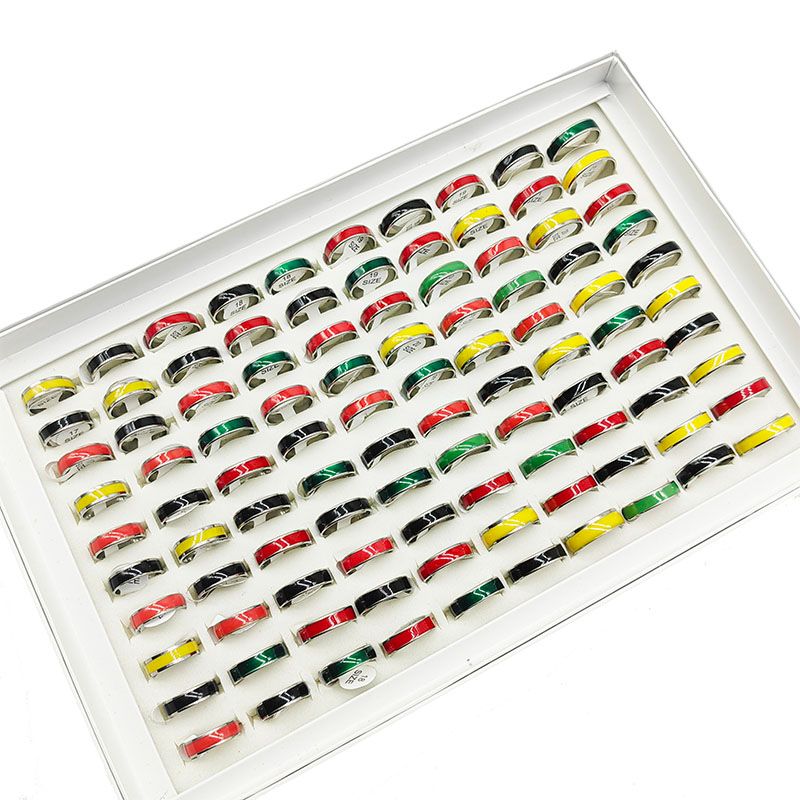 2025 Neuheiten 20 teile/los Fabrik Großhandel Hot Mix Stil Einfache Edelstahl Finger Männer Frauen Neue Geschenke Schmuck Bar Breite Joint_voghion.com