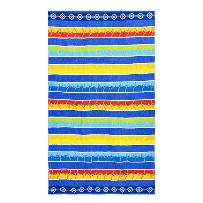 Serviette de bain de luxe de grande taille, double face, tissée, en velours, en coton épais, pour la plage, la piscine et le bord de mer_voghion.com