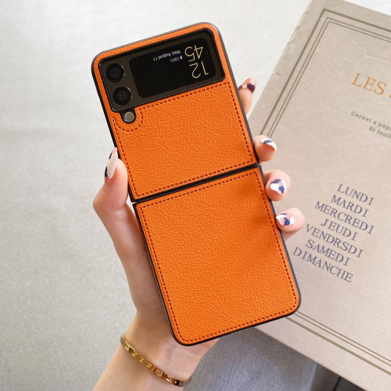 Mobiltelefonfodral Passar till Huawei p50 Pocket mobiltelefonfodral vikbart skärmskyddande fodral Samsung Zfold 3 vikbart läderskyddande fodral_voghion.com