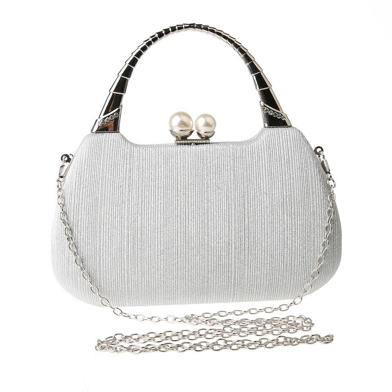 New Evening Fine Glitter Color Handbag Small Square Can Hold Large Mobile Phone Dress Bag 1901_voghion.com