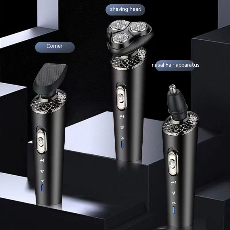 Rasoio elettrico Feipu Star 8013 tre in uno, coltello da barba, dispositivo per peli del naso_voghion.com