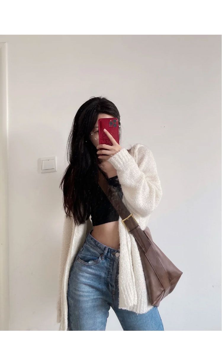 Vielseitige weiche Ledermode Casual für Damen Herbst 2024 Neue Instagram-Tragetasche mit großer Kapazität, ungewöhnliche Umhängetasche_voghion.com
