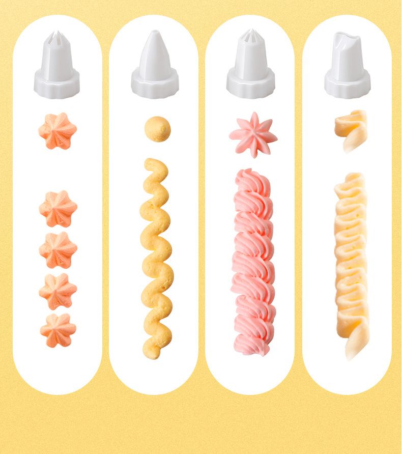 Pistola per biscotti multifunzione per uso domestico, set per la cottura, macchina per biscotti con fagioli sciolti, pistola per panna_voghion.com