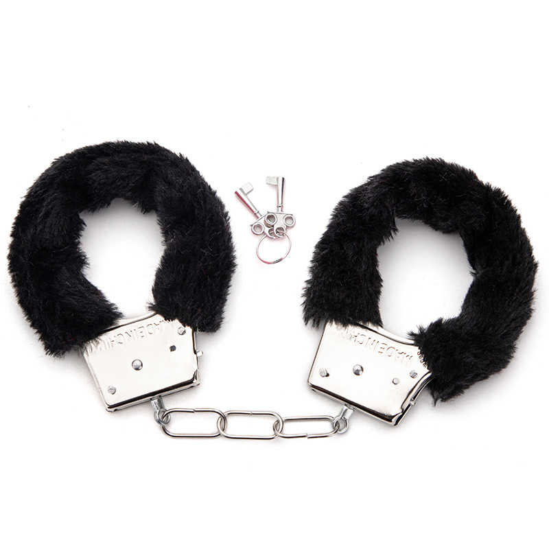 Prodotti sessuali per adulti, giocattoli alternativi in metallo, catene in acciaio inossidabile, manette, manette di peluche_voghion.com