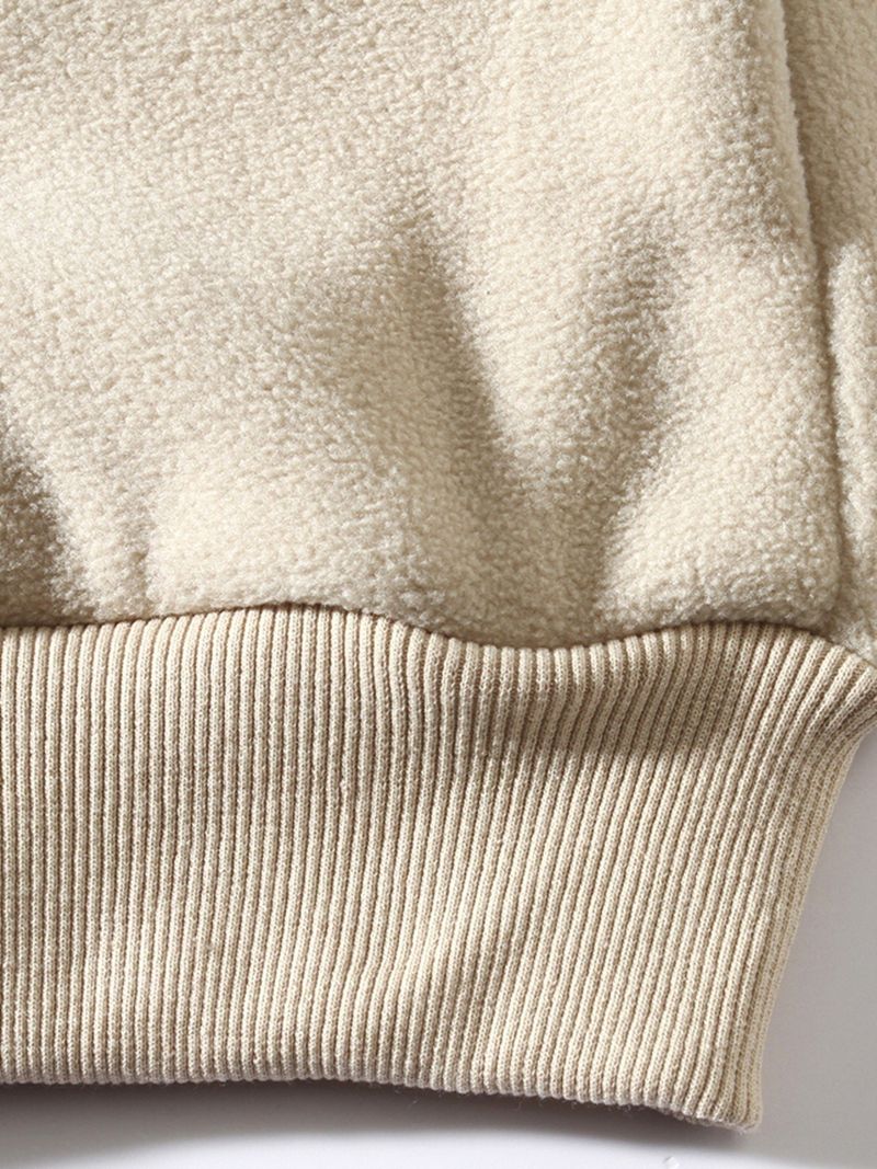 Chaqueta informal con capucha y cremallera para hombre - Sudadera ligera con cuello alto y forro polar para otoño e invierno (gris, negro, verde, beige)_voghion.com