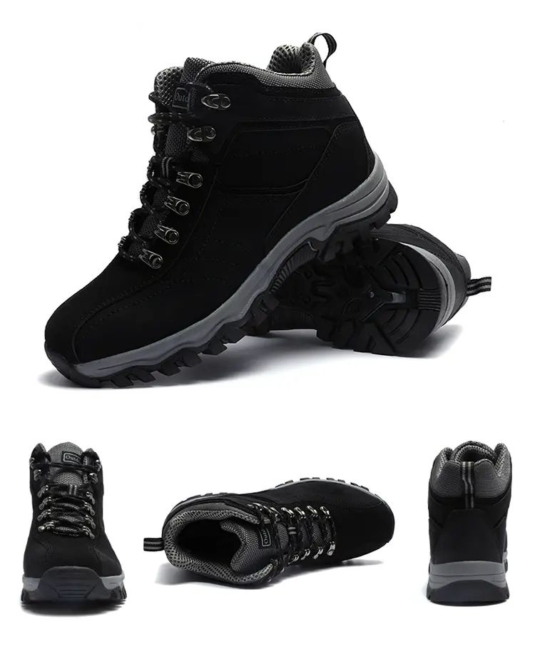 High-top Boots Men Shoes Comfortable Casual Warm Outdoor Hiking Shoes Men Soft Breathable Durable Ankle Boots Men_voghion.com