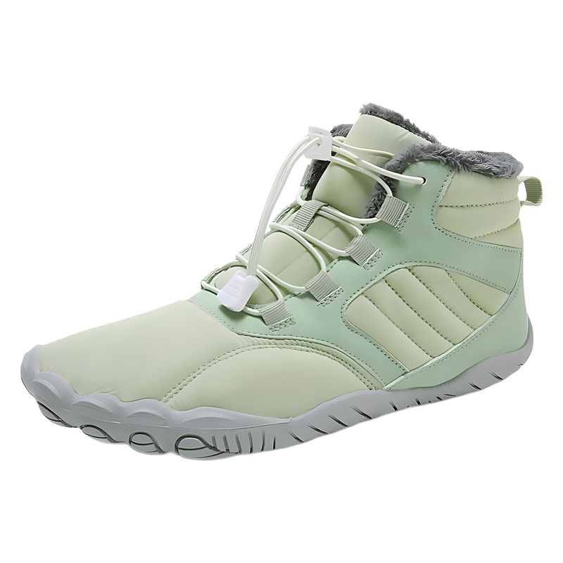 Pantofi de iarnă impermeabili pentru exterior, din fleece îngroșat pentru căldură, zăpadă cu antiderapante rezistente la uzură, pentru bărbați și femei 5B3_voghion.com