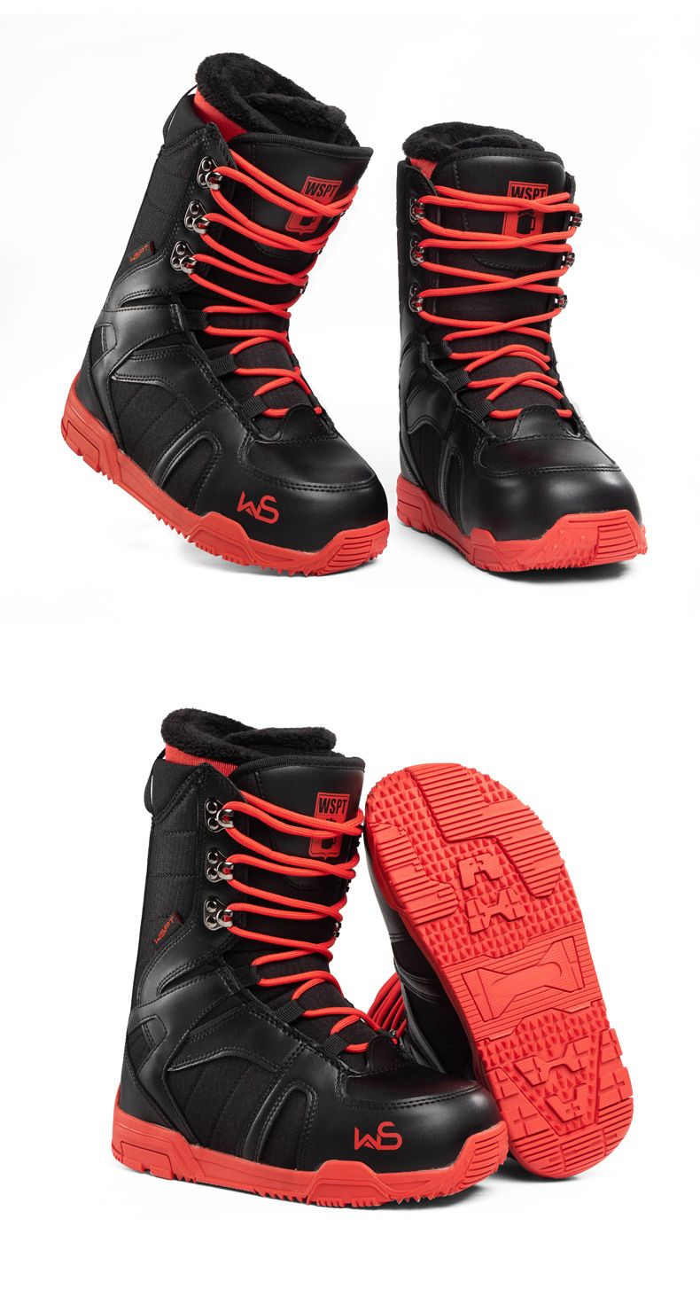 WS Equipment Ski All-Terrain Boots Women Adult Men Couple Style Snowboard Shoes_voghion.com
