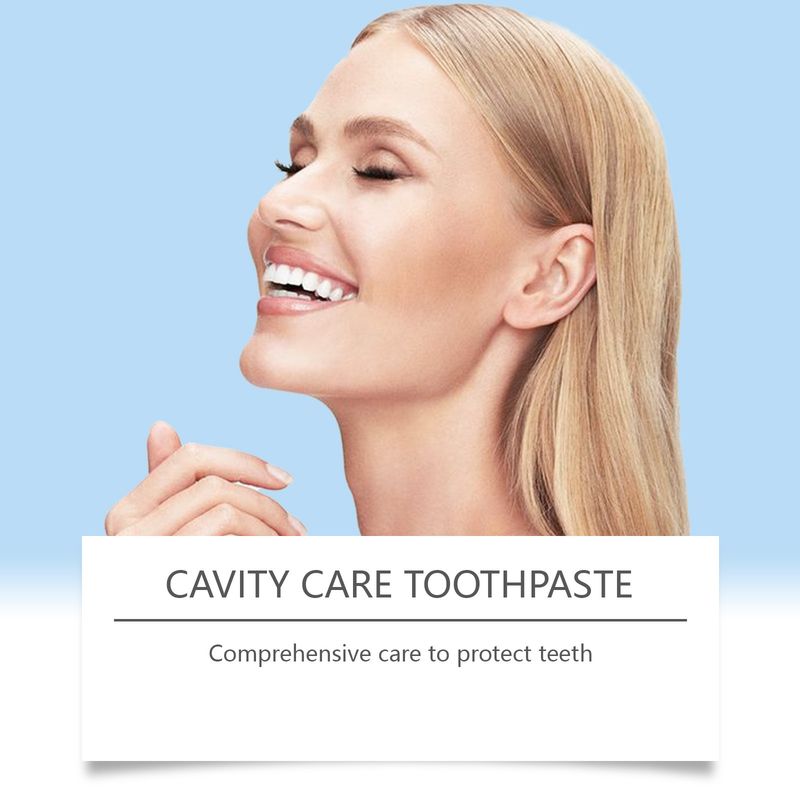 Il dentifricio per la cura dentale mantiene i denti puliti e igienici, riduce le macchie e sbianca naturalmente i denti_voghion.com