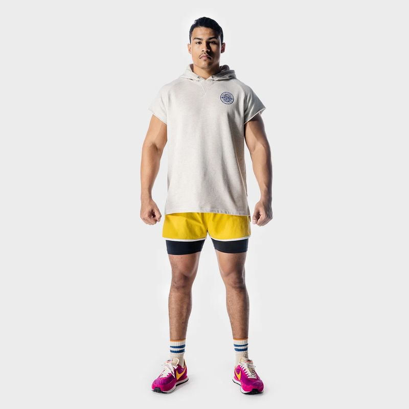 Muscle Fitness Frühling und Herbst Neue Herren Sport Laufen Freizeit Training Fell Kapuze Ärmellose Weste_voghion.com