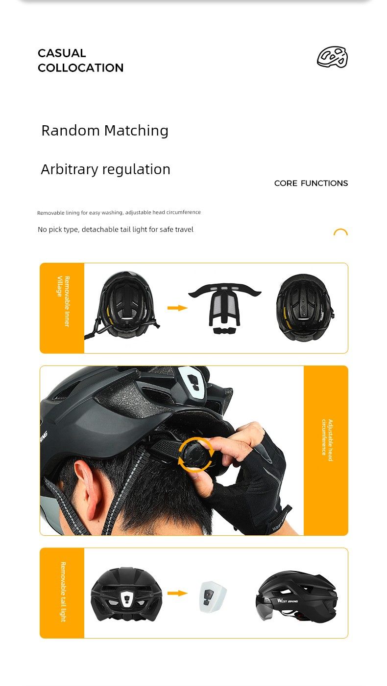West Rider Mountain Goggles Detachable Road Bike_voghion.com