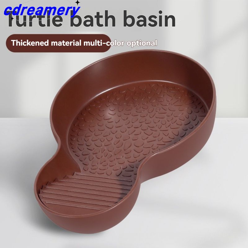 Turtle-specific Water Basin, Food Basin, Turtle Drinking Water, Bathing, And Climbing Pet Breeding Box_voghion.com