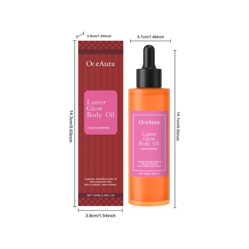 Hydraterende olie, lichtgewicht verzorgende olie voor het vormen en modelleren van lichaamslijnen_voghion.com